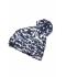 Unisex Coarse Knitting Hat Navy/off-white 8242