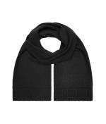Unisexe Écharpe mélange basique Noir 8243