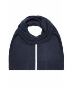 Unisexe Écharpe mélange basique Marine 8243