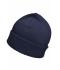 Unisex Melange Hat Basic Navy 8244
