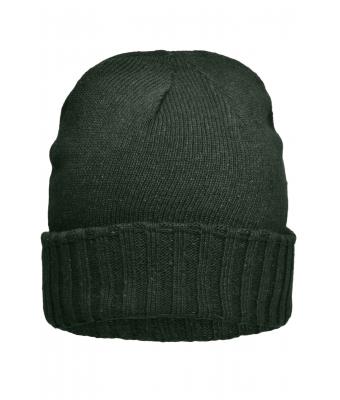 Unisex Melange Hat Basic Racing-green 8244