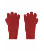 Unisex Melange Gloves Basic Dark-red 8245
