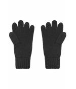 Unisex Melange Gloves Basic Zwart 8245
