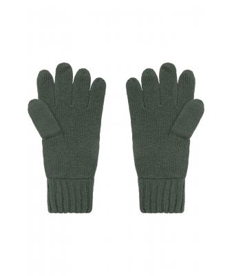 Unisex Melange Gloves Basic Racing-green 8245