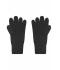 Unisex Melange Gloves Basic Zwart 8245