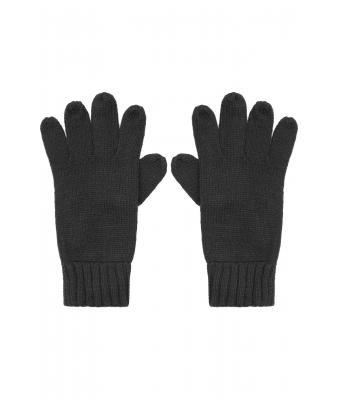 Unisex Melange Gloves Basic Black 8245