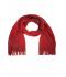 Unisex Ribbed Scarf Dark-red/anthracite 8321