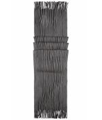 Unisex Ribbed Scarf Anthracite/black 8321