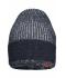 Unisex Urban Knitted Hat Navy/silver 8324