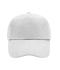 Unisex 5 Panel Cap White 7846