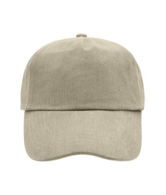 Unisex 5 Panel Cap Light-khaki 7846