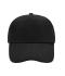 Unisex 5 Panel Cap Zwart 7846