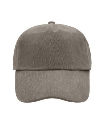 Unisex 5 Panel Cap Donkergrijs 7846