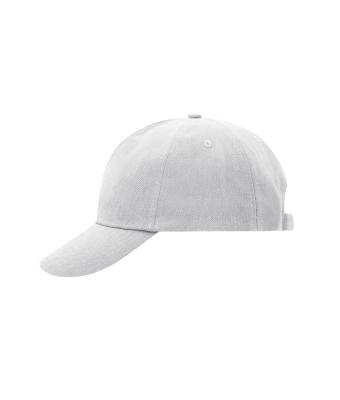 Unisex 5 Panel Cap White 7846