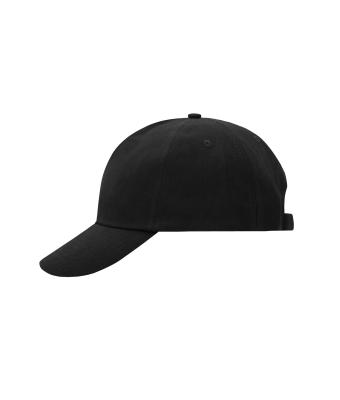 Unisex 5 Panel Cap Zwart 7846