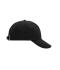 Unisex 5 Panel Cap Zwart 7846