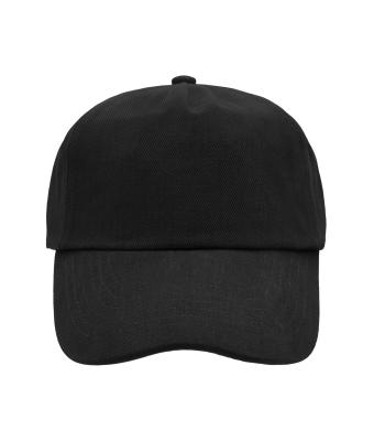 Unisex 5 Panel Cap Zwart 7846