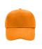 Unisexe Casquette 5 panneaux Orange 7846