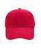 Unisexe Casquette 5 panneaux Rouge-vif 7846