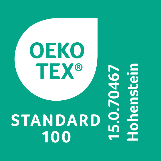 OEKO-TEX® Standard 100 (15.0.70467)
