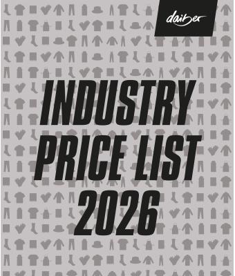 Unisex Pricelist industry-prices DE/EN 12245