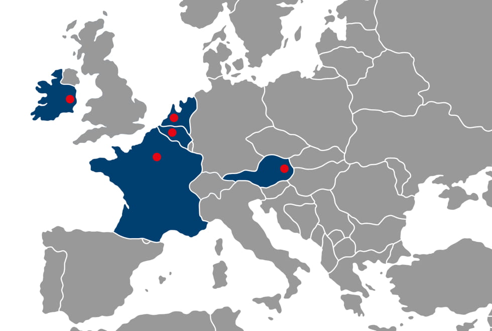 Vertriebspartner in Mitteleuropa