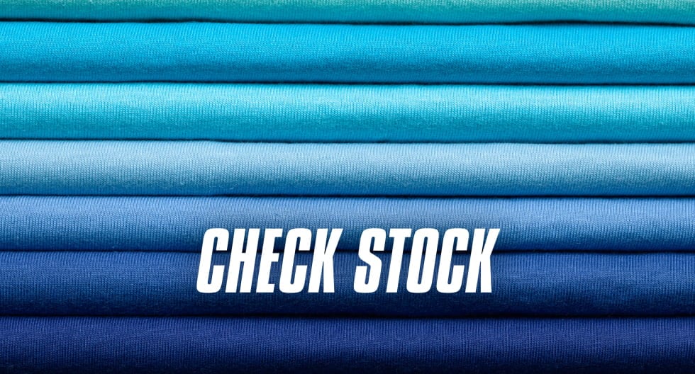 Check stock: our stocks are updated every hour.