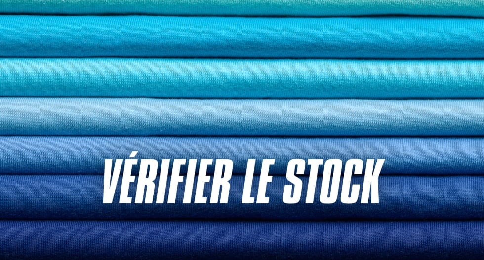 Vérifier le stock: nos stocks sont mis à jour toutes les heures.