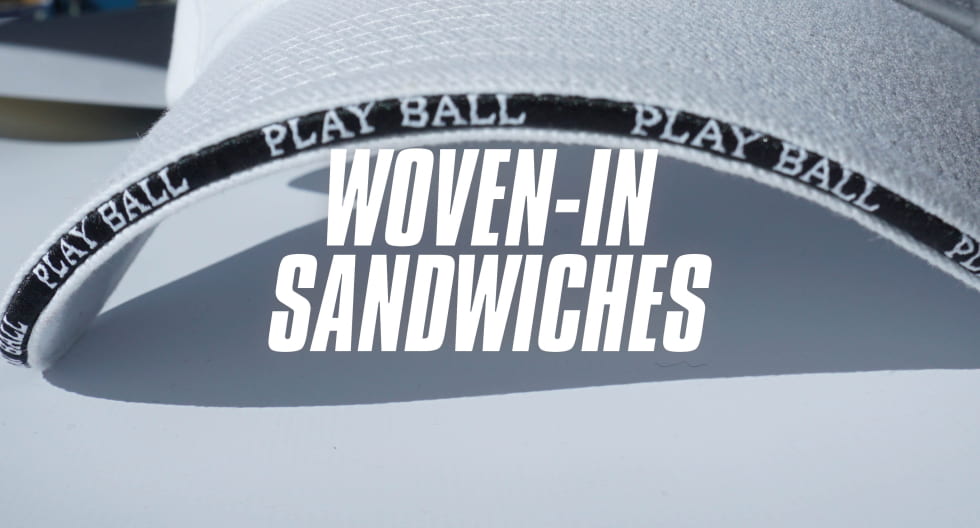Woven-in sandwiches