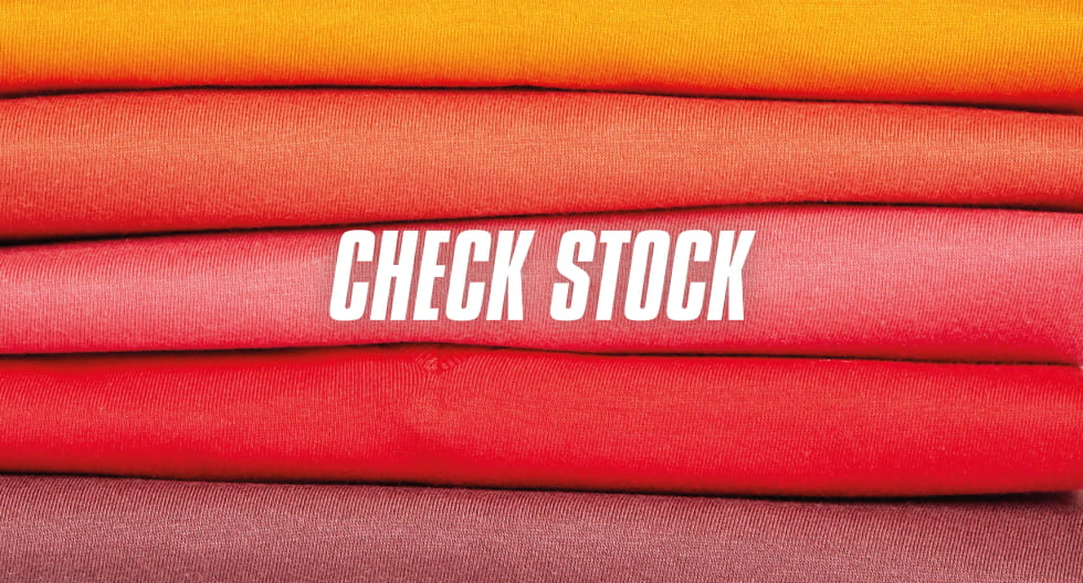 Check stock: our stocks are updated every hour.