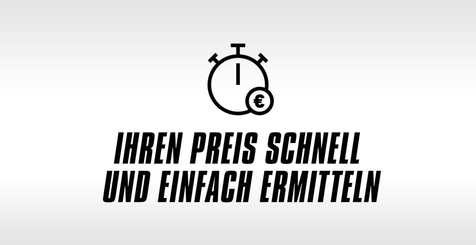 Konfigurator Vorteil - Preis schnell & einfach ermitteln