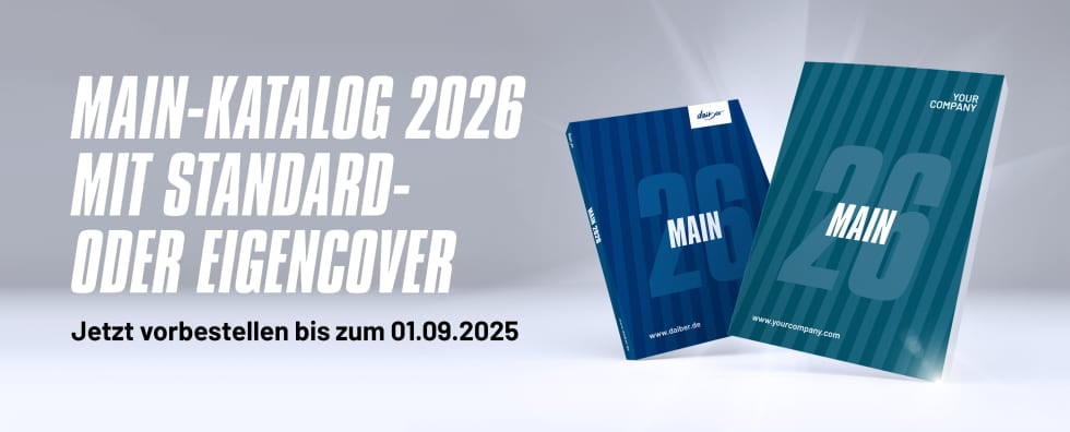 Bestellen Sie jetzt schon den neuen Daiber Hauptkatalog für 2026 vor.