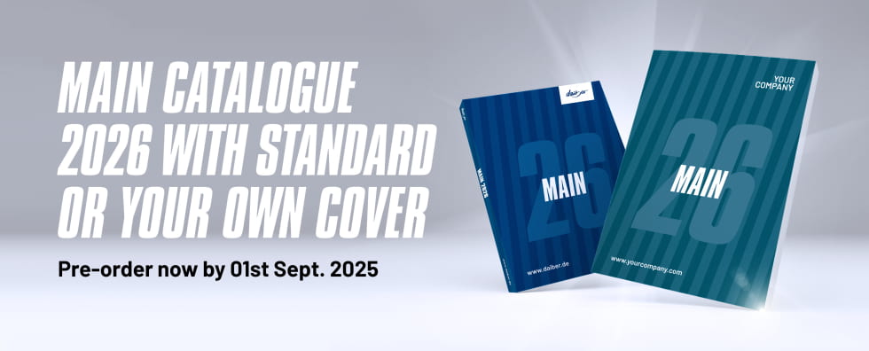 Pre-order the new Daiber main catalogue for 2026 now.