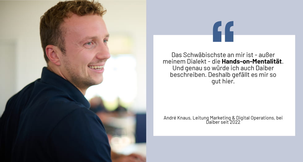 Mitarbeiter Statement André