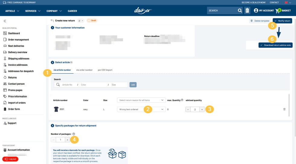 Manage the shipping addresses of your customers