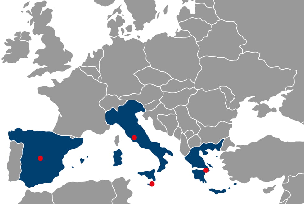 Vertriebspartner in Südeuropa