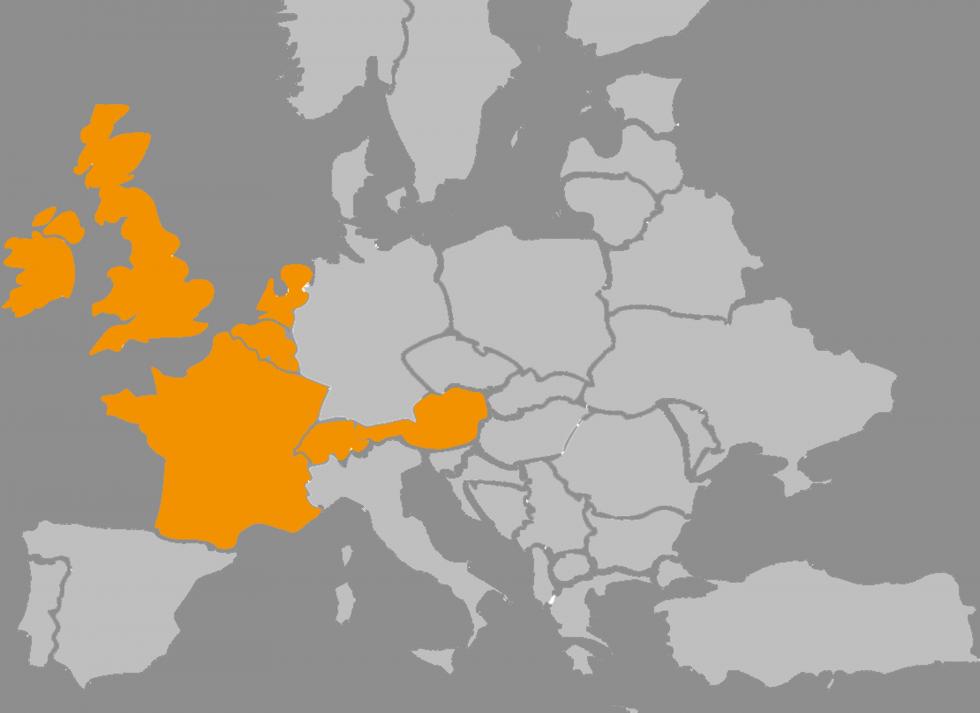 Vertriebspartner in Mitteleuropa