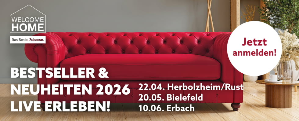 Jetzt zur Welcome Home Tour anmelden