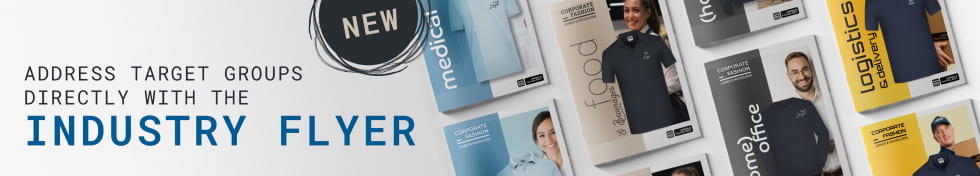 Target group offensive: industry flyer